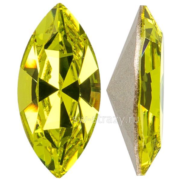 Кристаллы 4228 10x5 mm Citrus Green