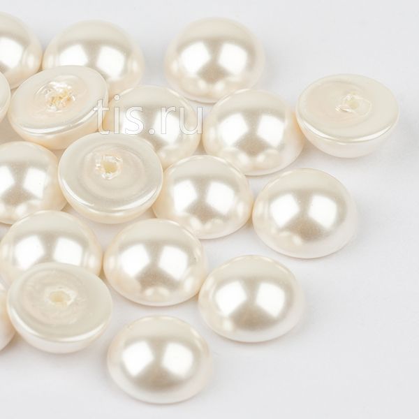 Полужемчуг 10 mm White Pearl F
