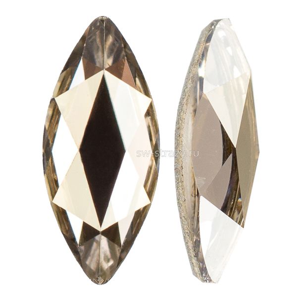 2201 14x6 mm Crystal Silver Shade F